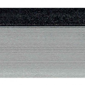 Metalik Siyah 2in1 Pvc Kenar Bandı
